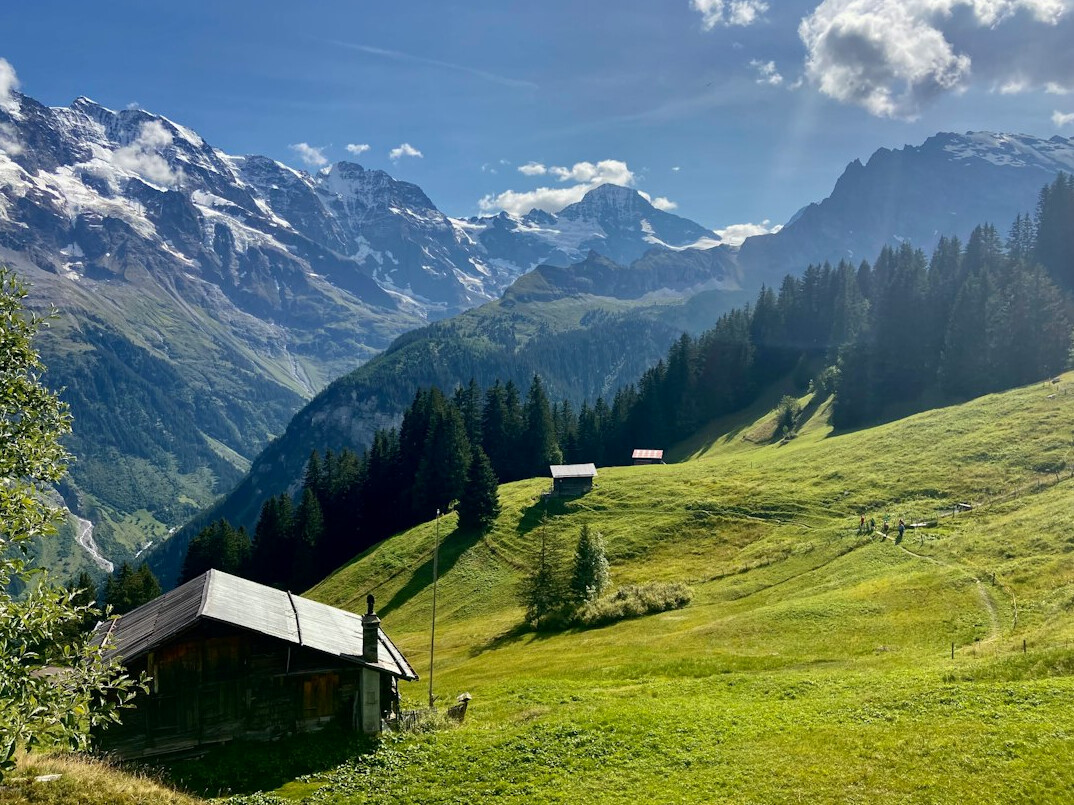 swiss mountains landscape